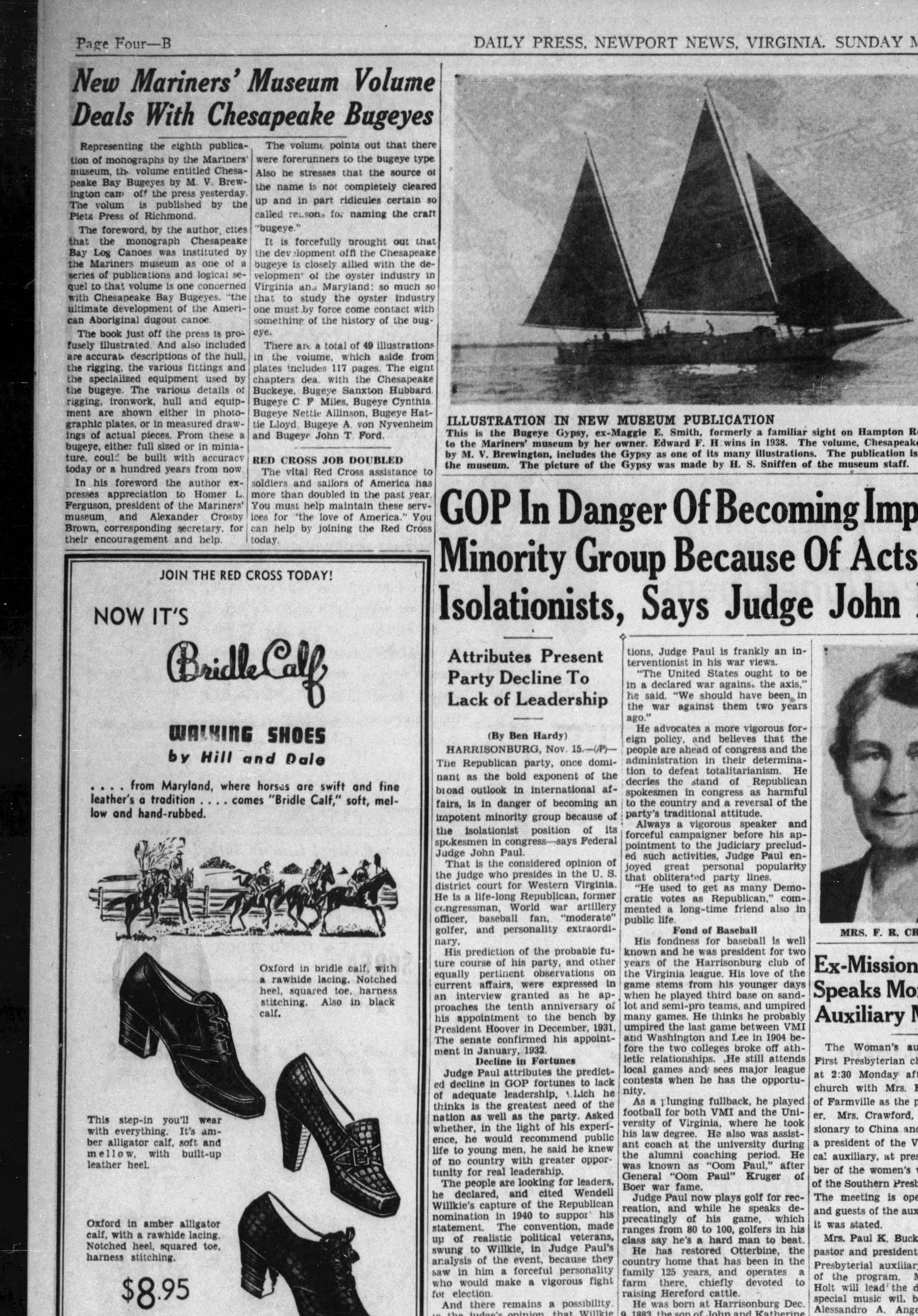 C. F. Miles newspaper article